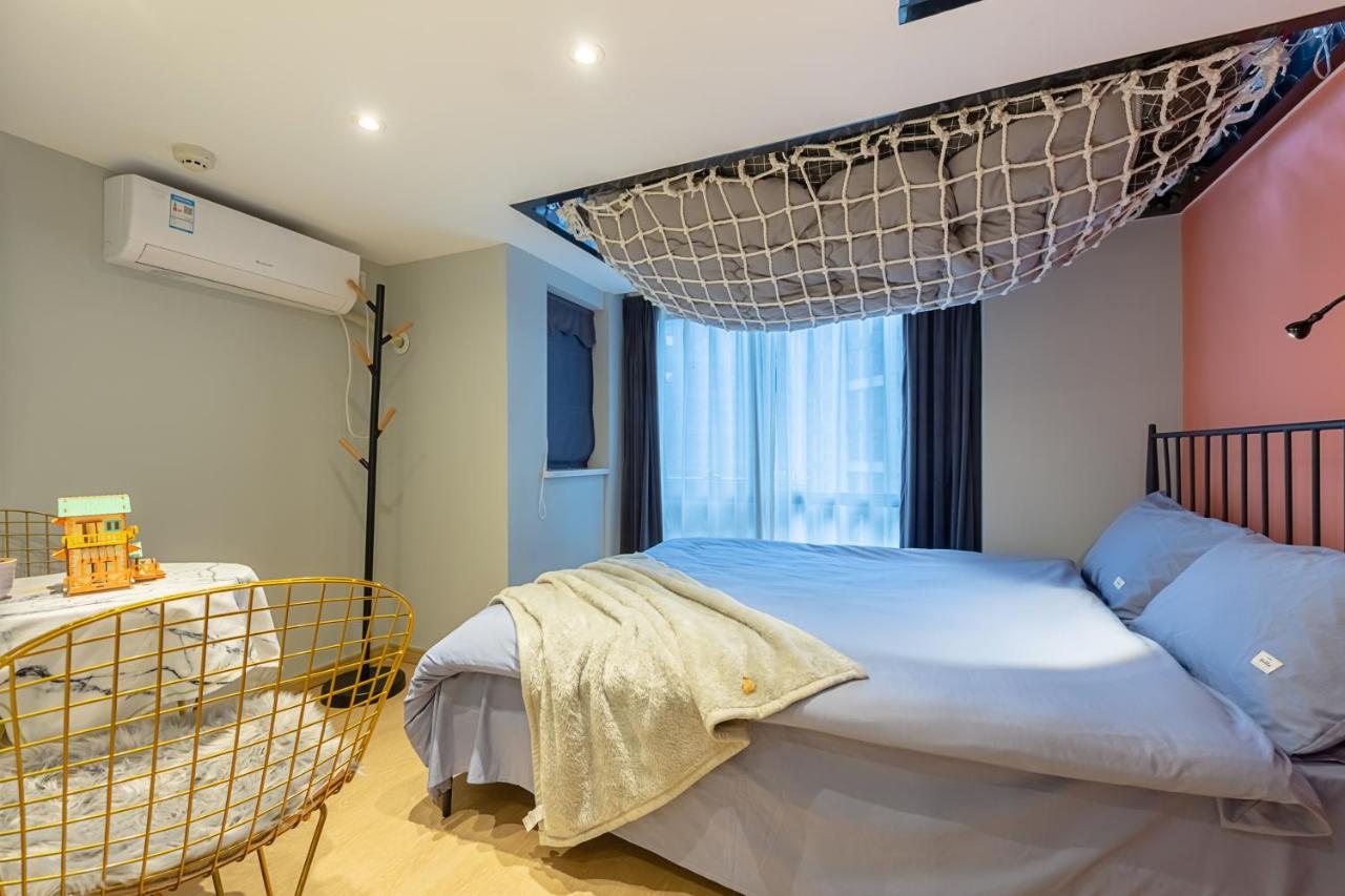 Loft Apartment With Slide Hammock With Movie Viewing Hangzhou Eksteriør billede