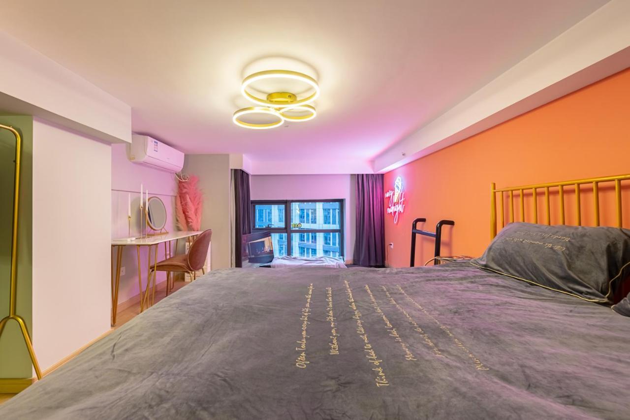 Loft Apartment With Slide Hammock With Movie Viewing Hangzhou Eksteriør billede