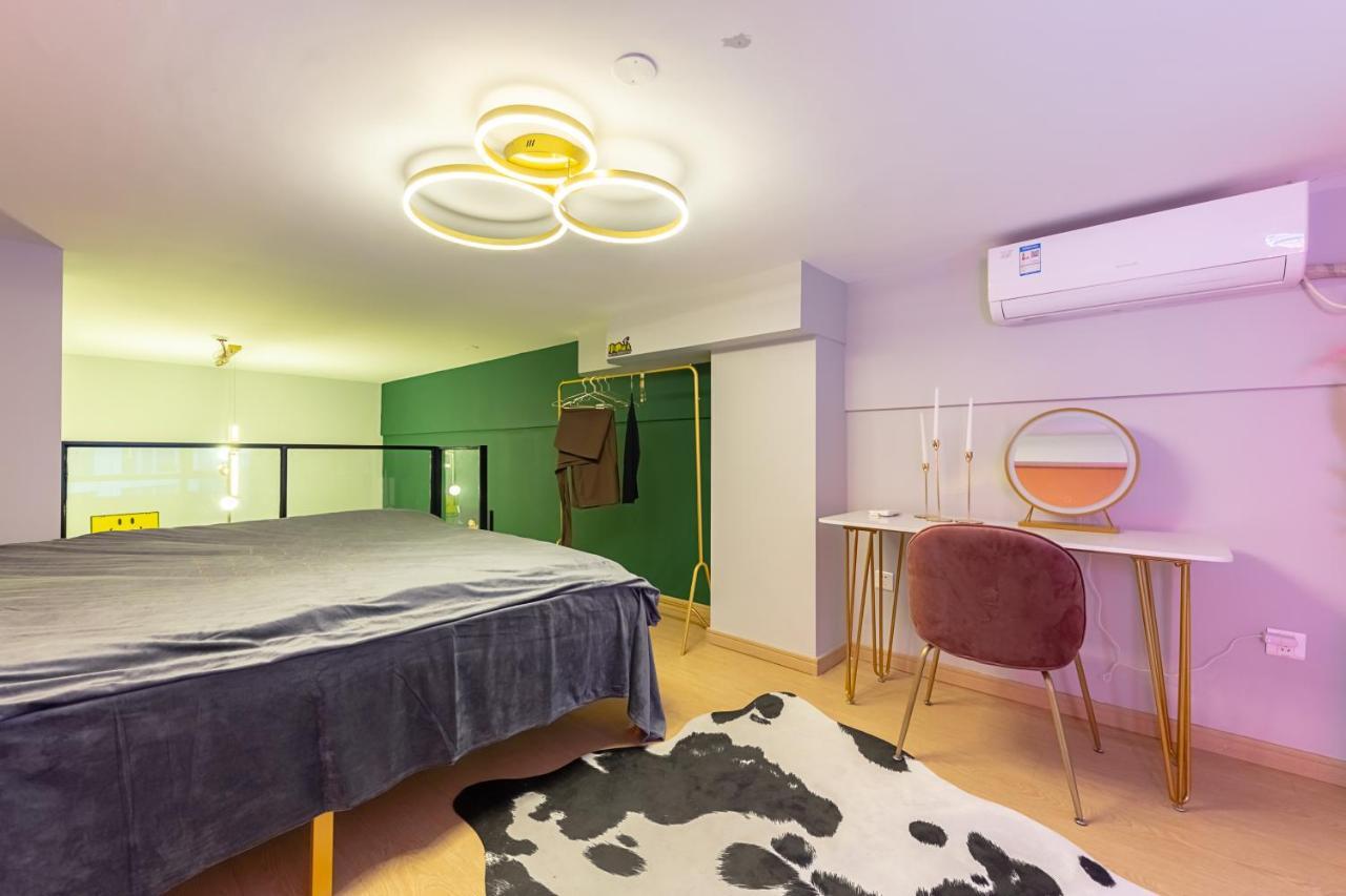 Loft Apartment With Slide Hammock With Movie Viewing Hangzhou Eksteriør billede