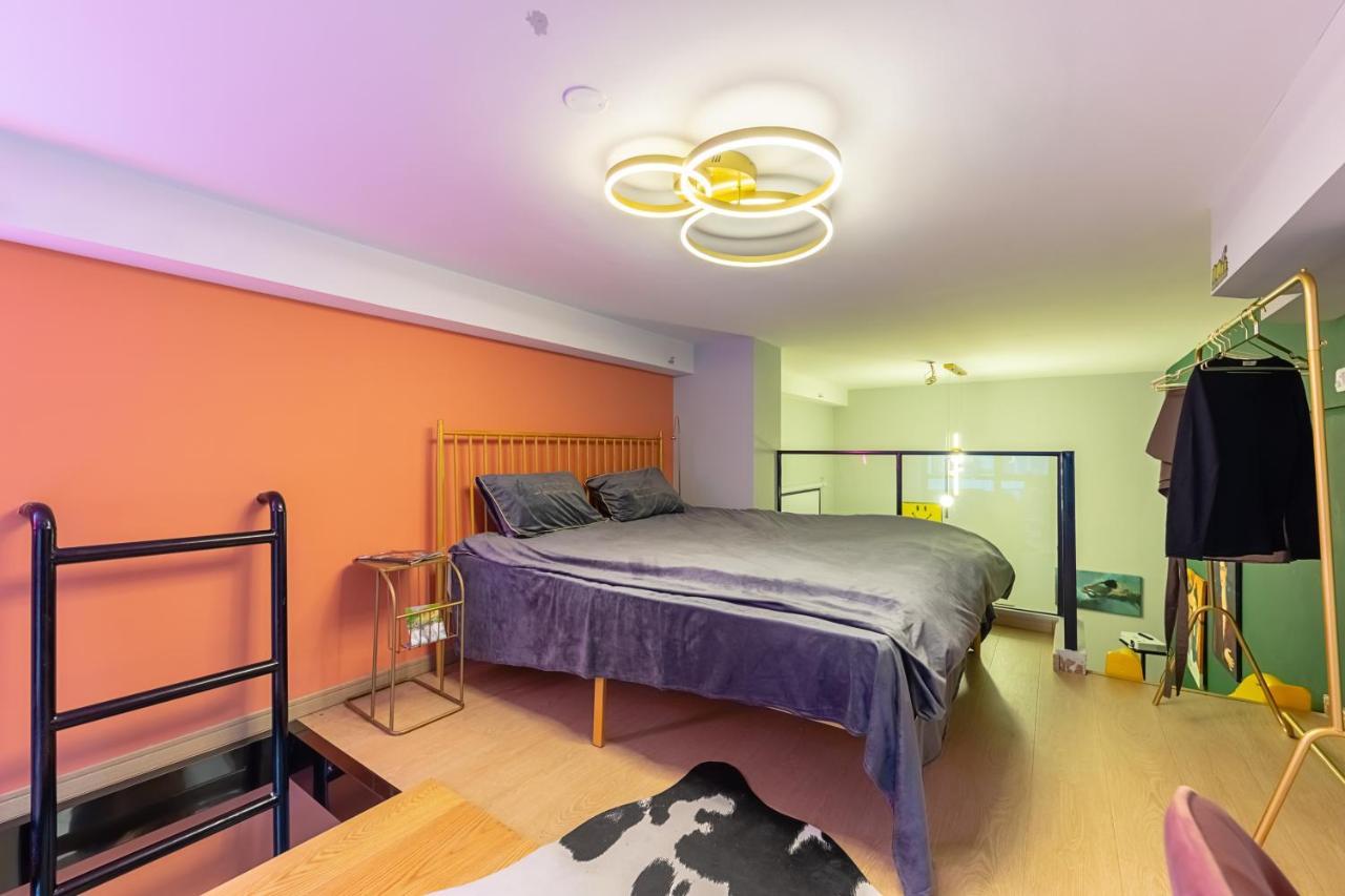 Loft Apartment With Slide Hammock With Movie Viewing Hangzhou Eksteriør billede